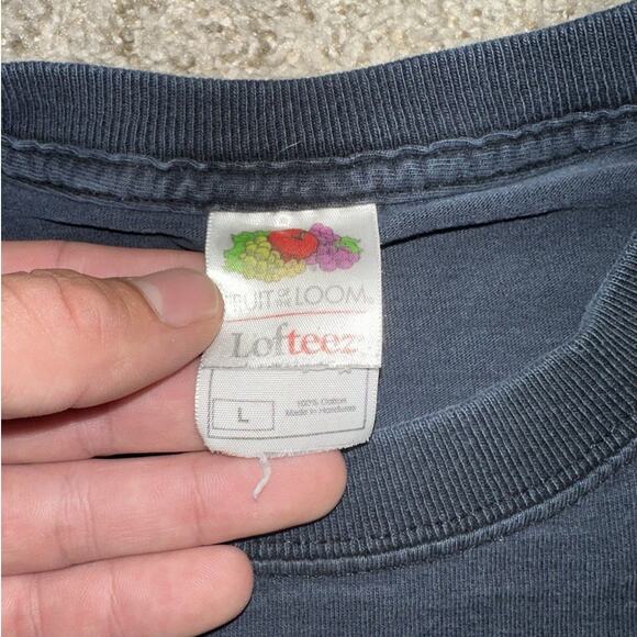 VTG FANINE Shirt Adult Large Logo FA*9 Short Sleeve Hawaii Skate Surf Y2K - Picture 5 of 5